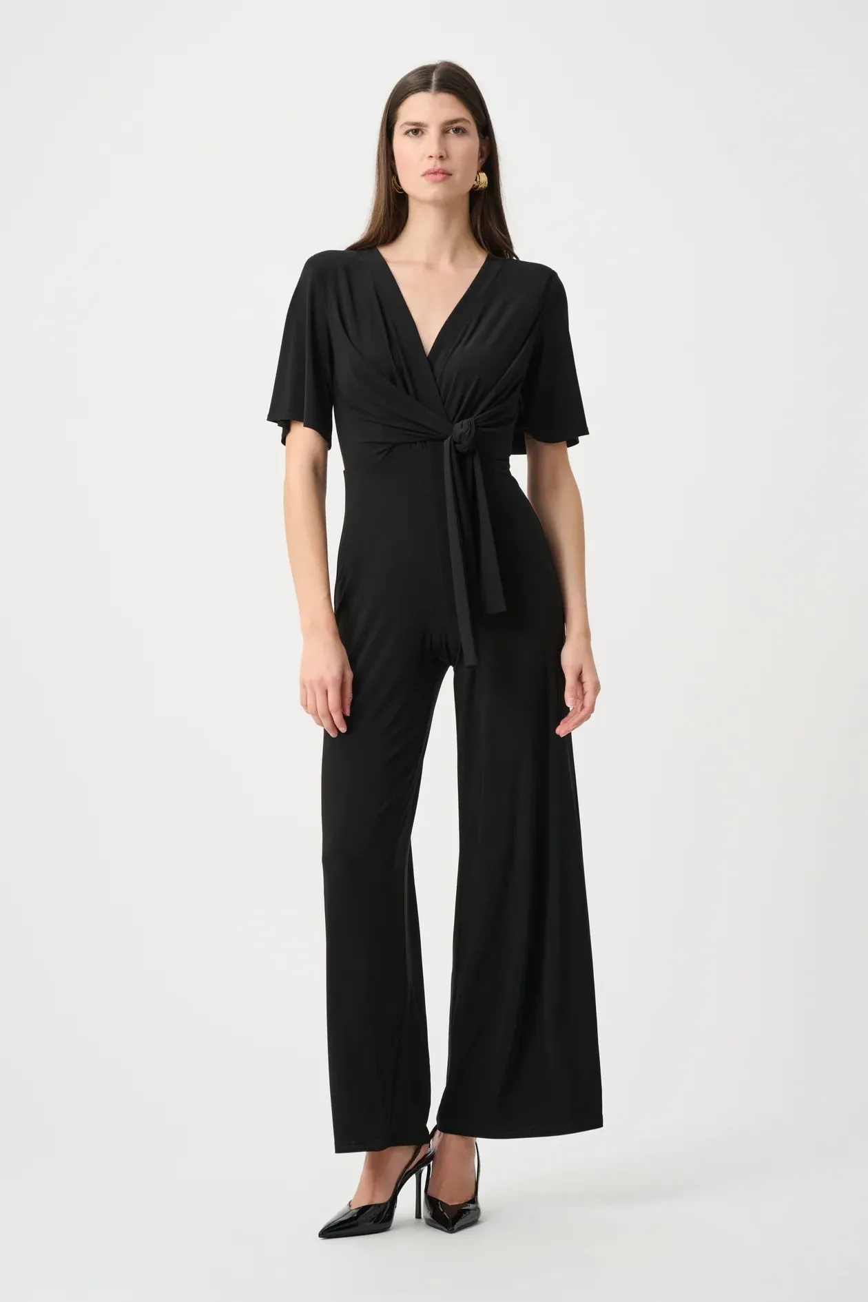 Silky Knit Wide Leg Jumpsuit (Size 2-20) sold by Valencia Boutique product image thumbnail 3