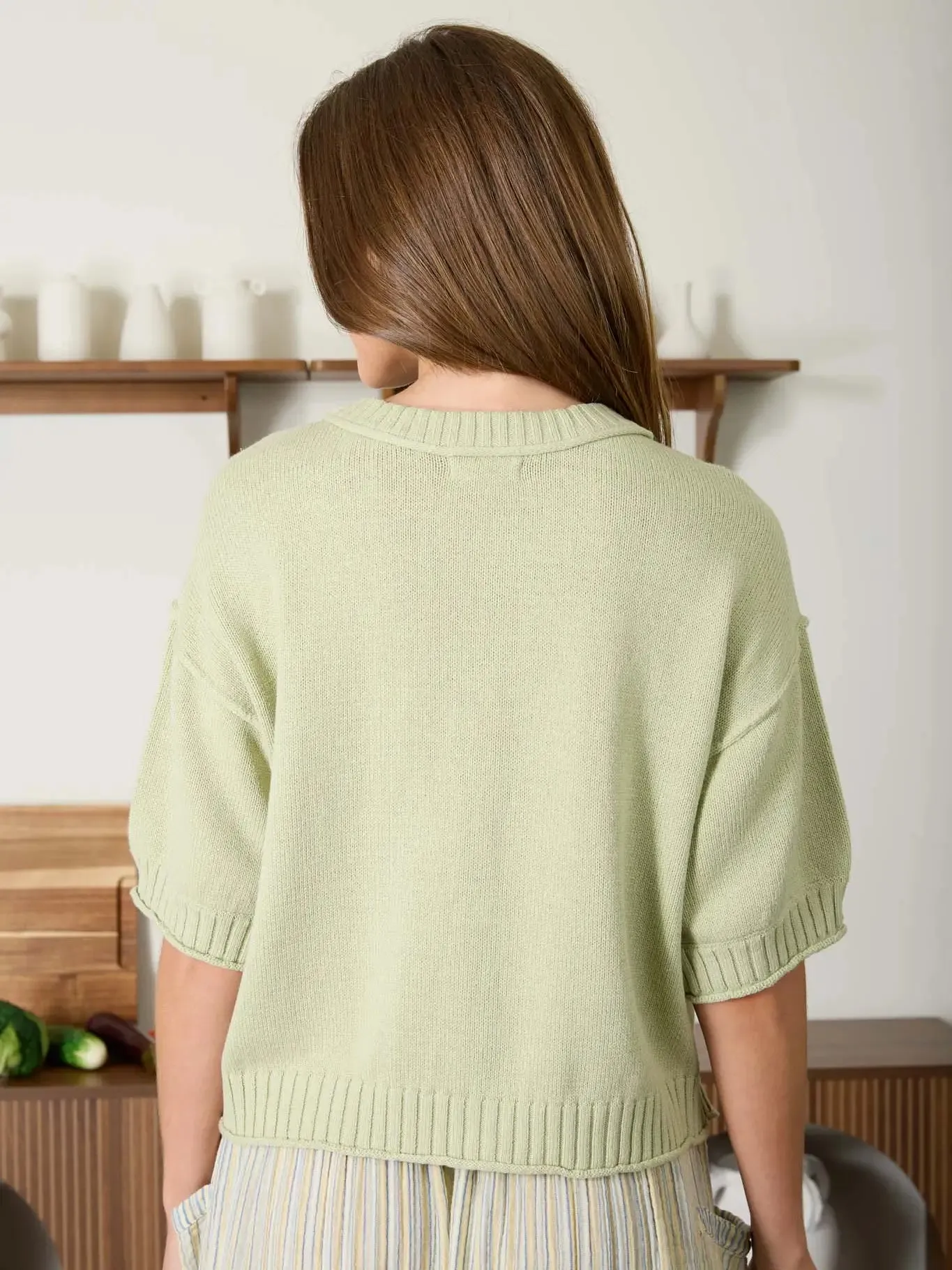 Sage Summer Sweater sold by Valencia Boutique product image thumbnail 2
