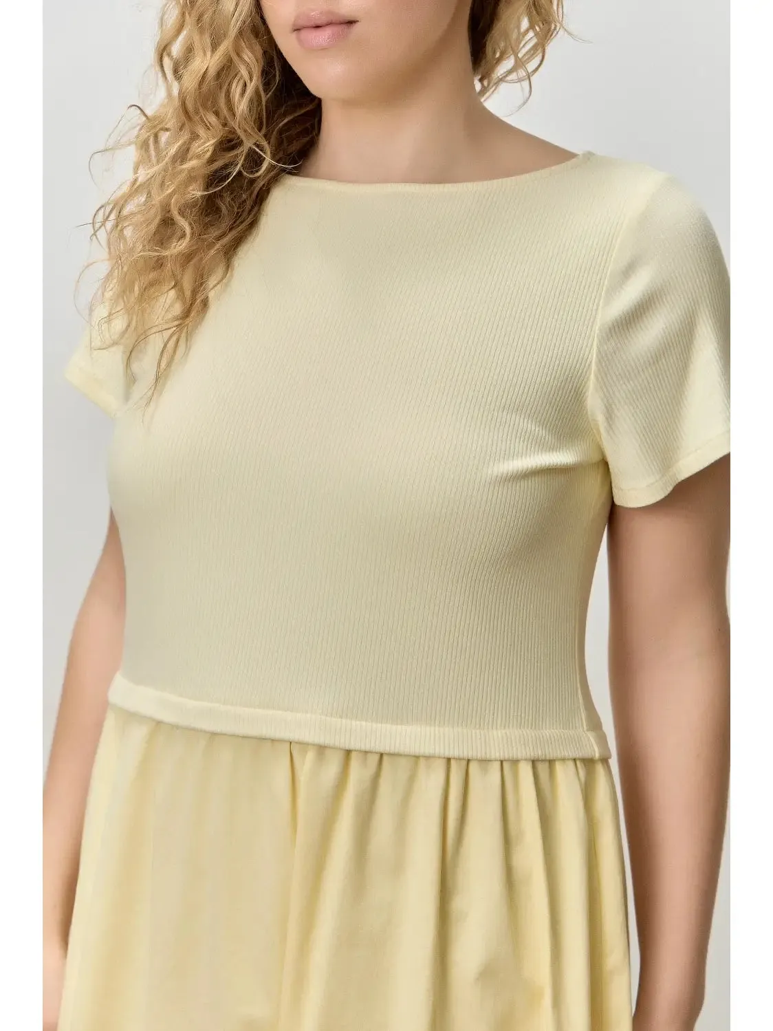 CURVE T-Shirt Midi Dress sold by Valencia Boutique product image thumbnail 5