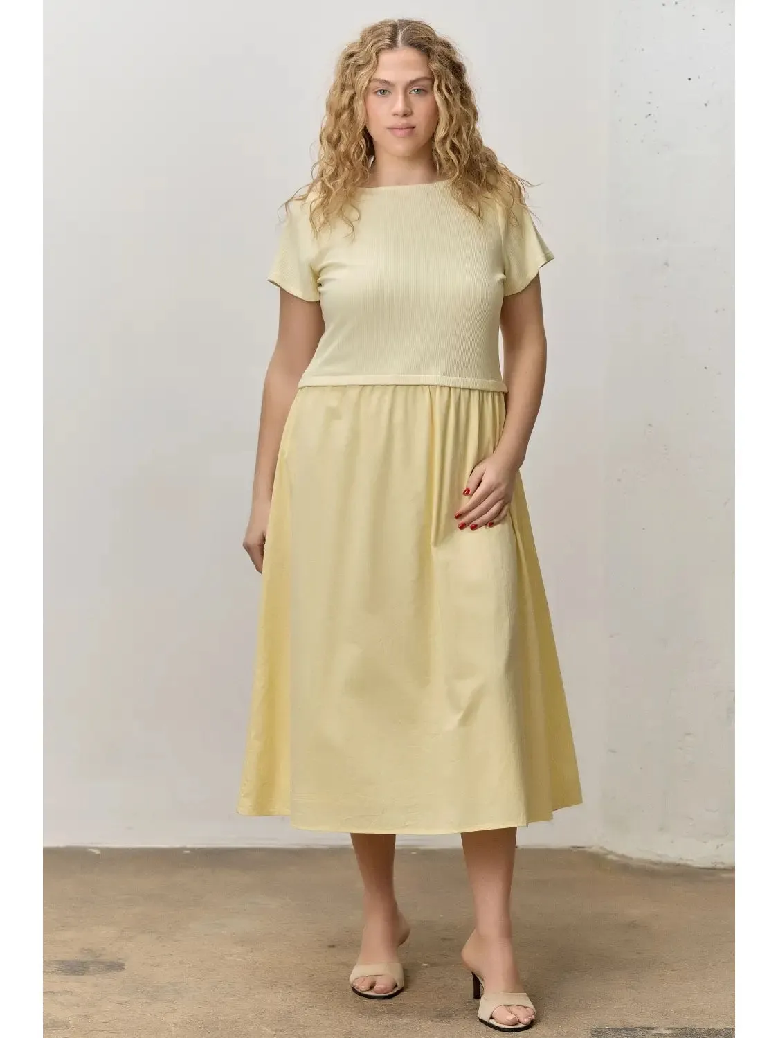 CURVE T-Shirt Midi Dress sold by Valencia Boutique product image thumbnail 2