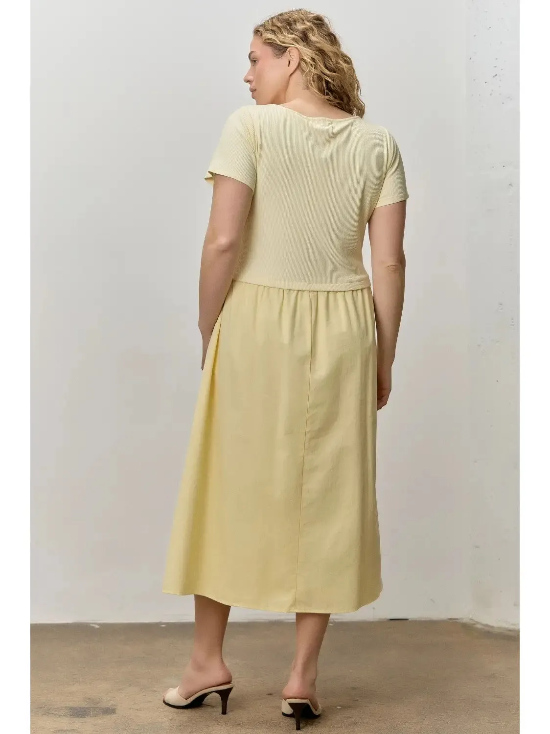 CURVE T-Shirt Midi Dress sold by Valencia Boutique product image thumbnail 4