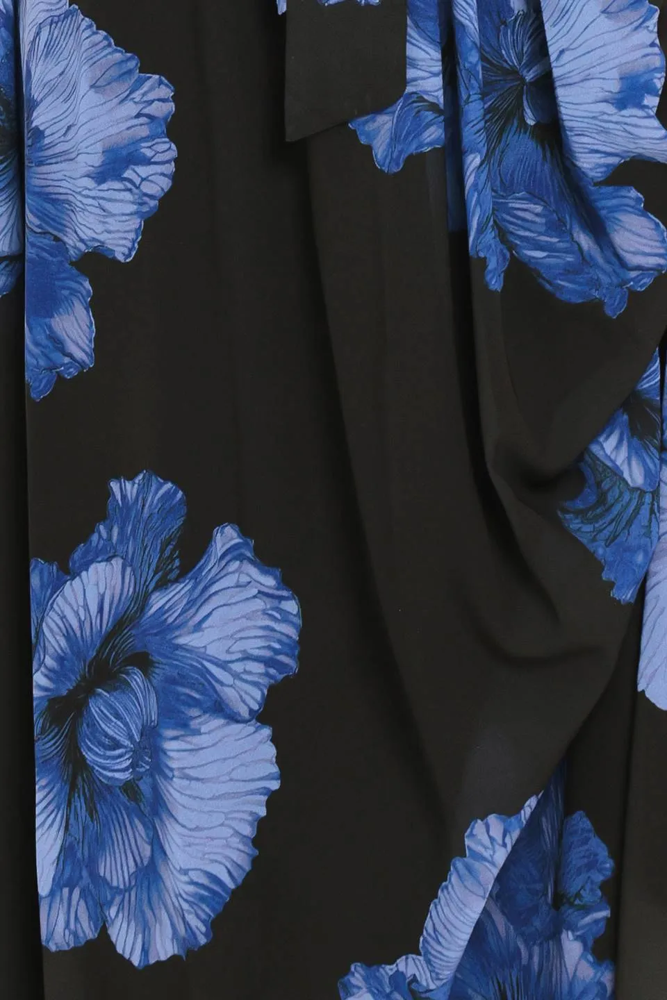 Blue Floral Halter Dress sold by Valencia Boutique product image thumbnail 3