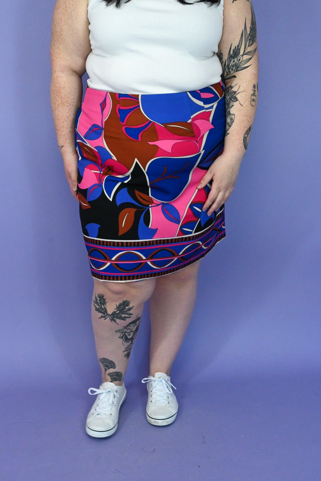 CURVE Printed Mini Skirt sold by Valencia Boutique product image thumbnail 5