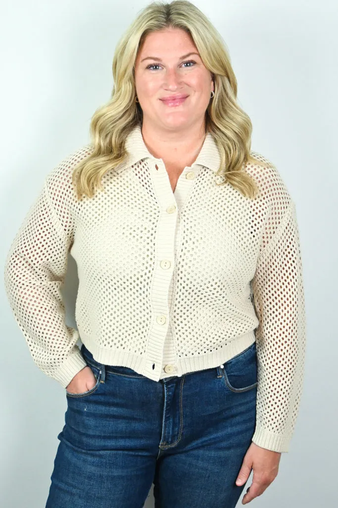 Oia Open Knit Cardigan sold by Valencia Boutique product image thumbnail 3