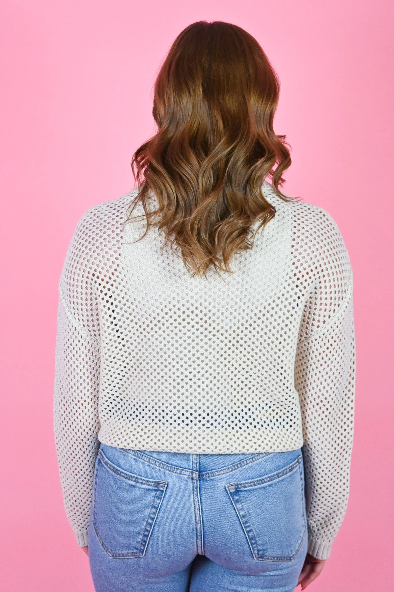 Oia Open Knit Cardigan sold by Valencia Boutique product image thumbnail 2
