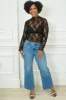 Sheer Lace Top (S-3X) sold by Valencia Boutique
