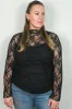 Sheer Lace Top (S-3X) sold by Valencia Boutique
