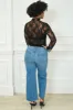 Sheer Lace Top (S-3X) sold by Valencia Boutique