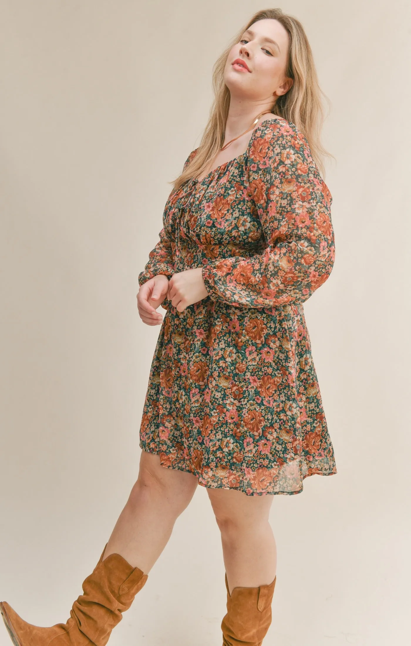 CURVE Vintage Mini Dress sold by Valencia Boutique product image thumbnail 3