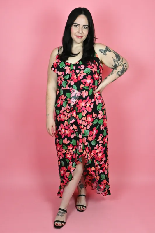 CURVE Floral Maxi Dress sold by Valencia Boutique