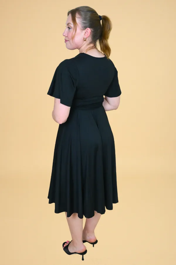 V-Neck Midi Dress sold by Valencia Boutique product image thumbnail 2