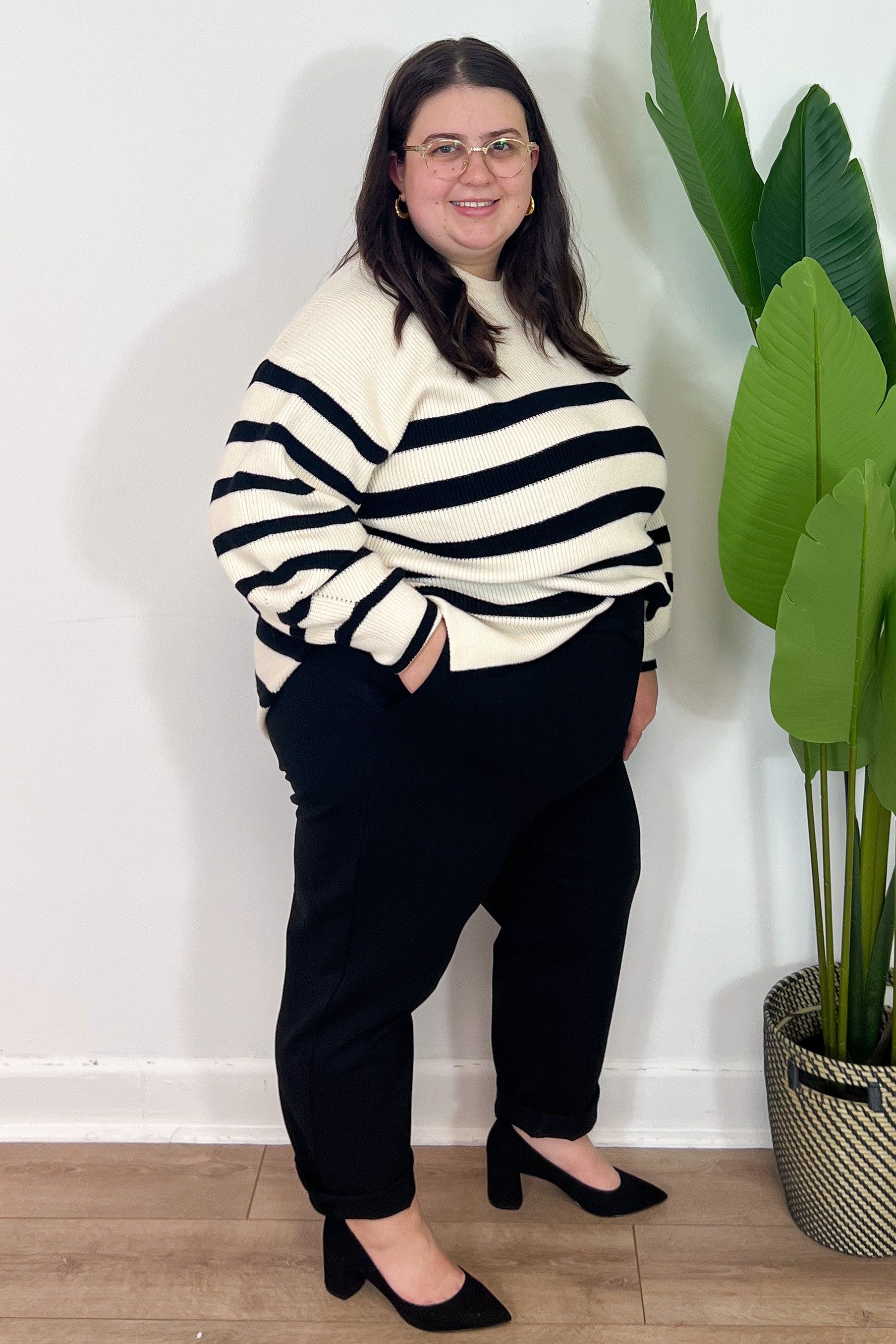 CURVE Striped Sweater sold by Valencia Boutique product image thumbnail 2