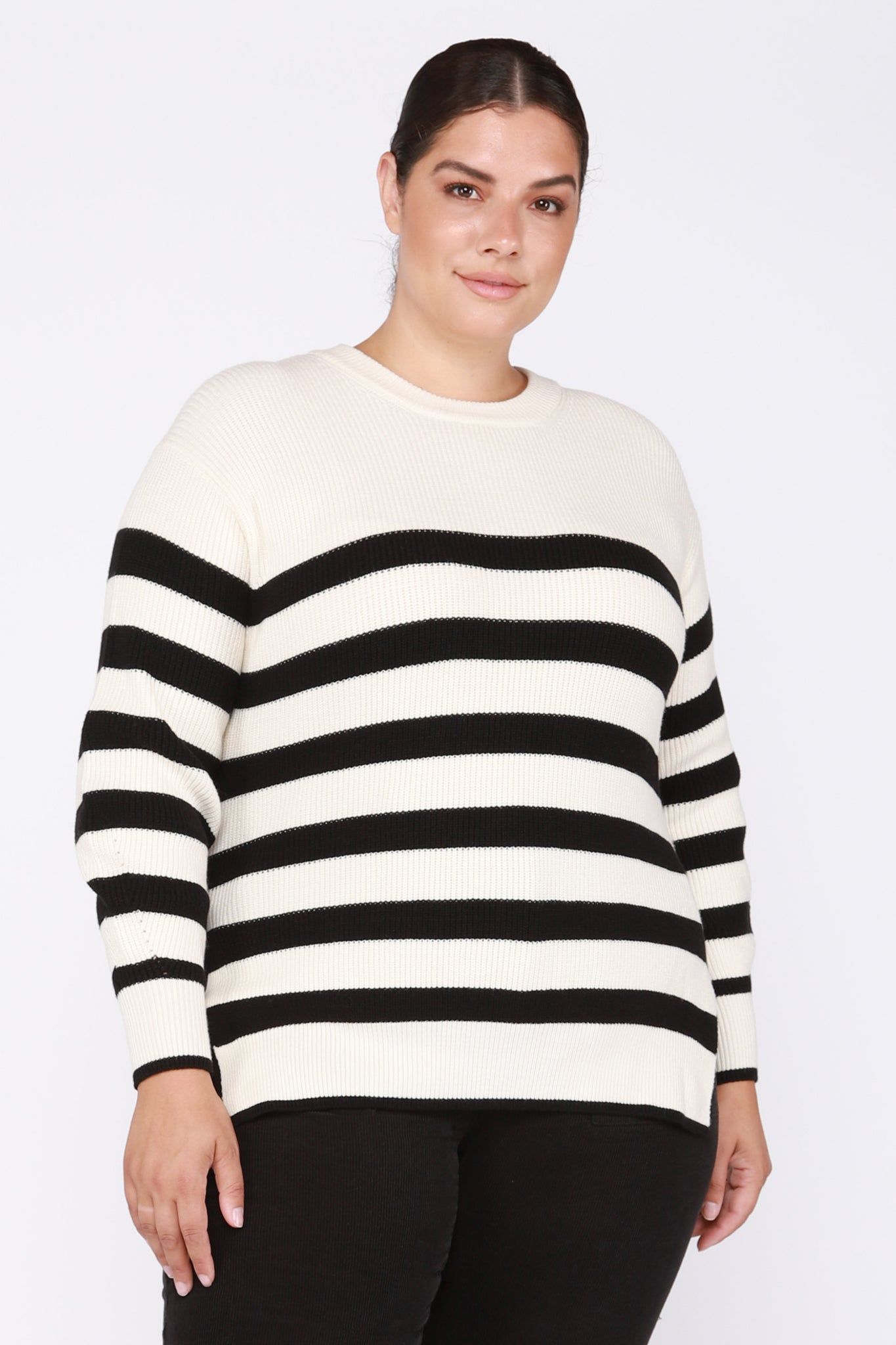 CURVE Striped Sweater sold by Valencia Boutique product image thumbnail 4