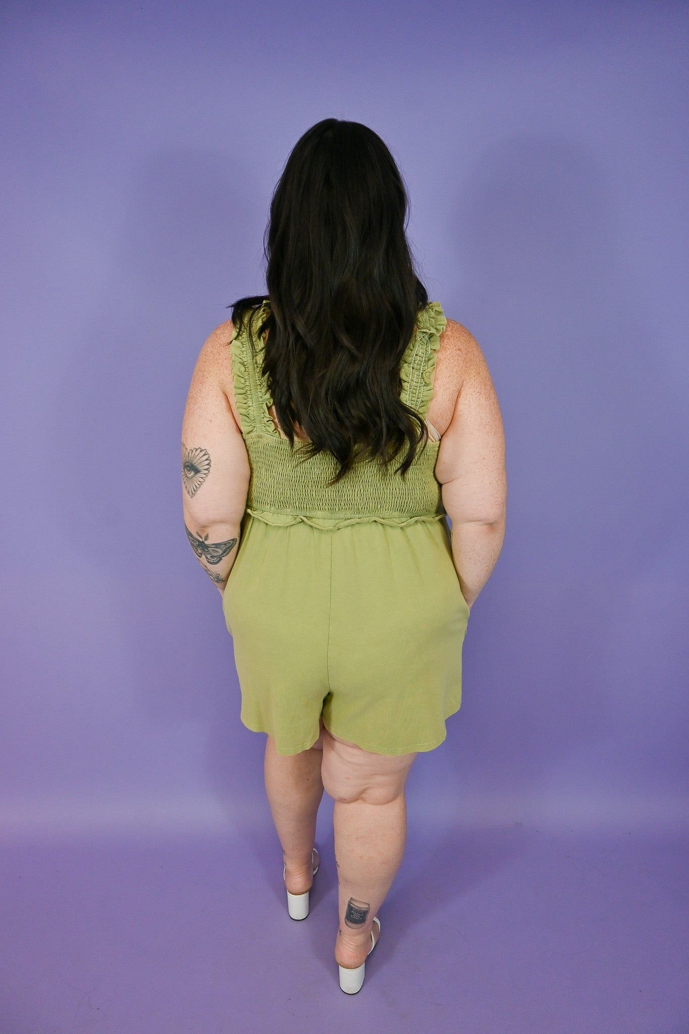 CURVE Washed Romper sold by Valencia Boutique product image thumbnail 3