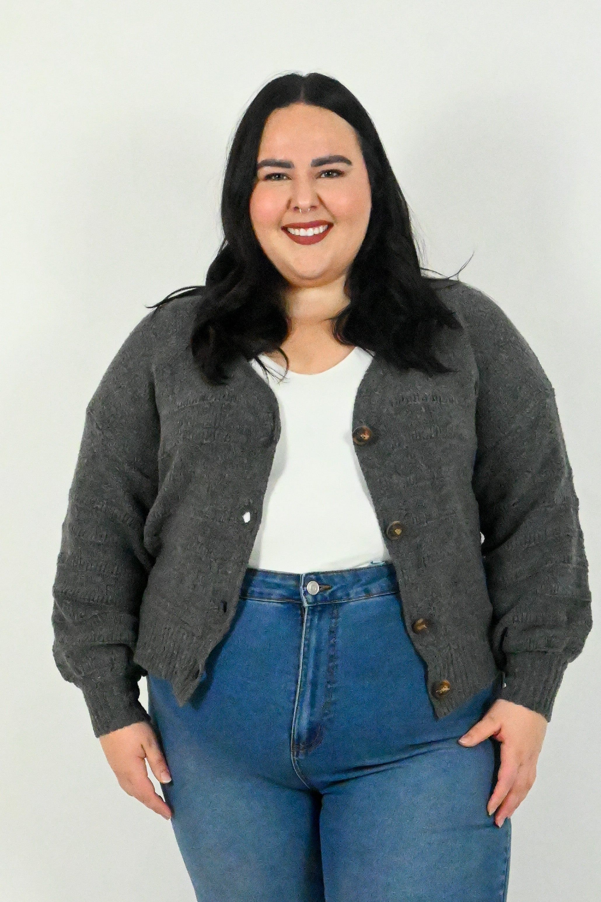 CURVE Classic Cardigan sold by Valencia Boutique product image thumbnail 5
