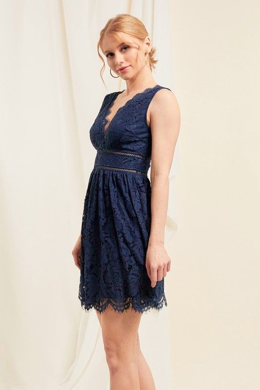 Lace Fit & Flare sold by Valencia Boutique