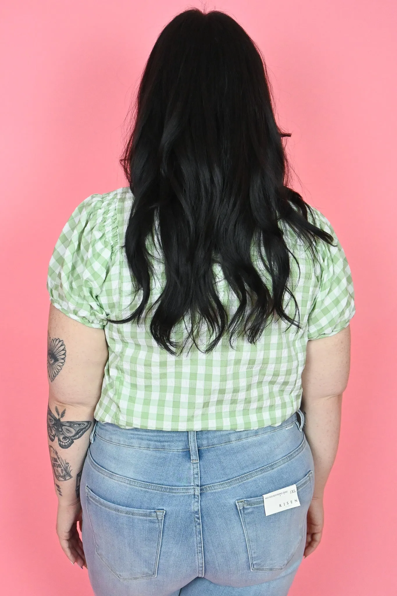CURVE Gingham Top sold by Valencia Boutique product image thumbnail 3