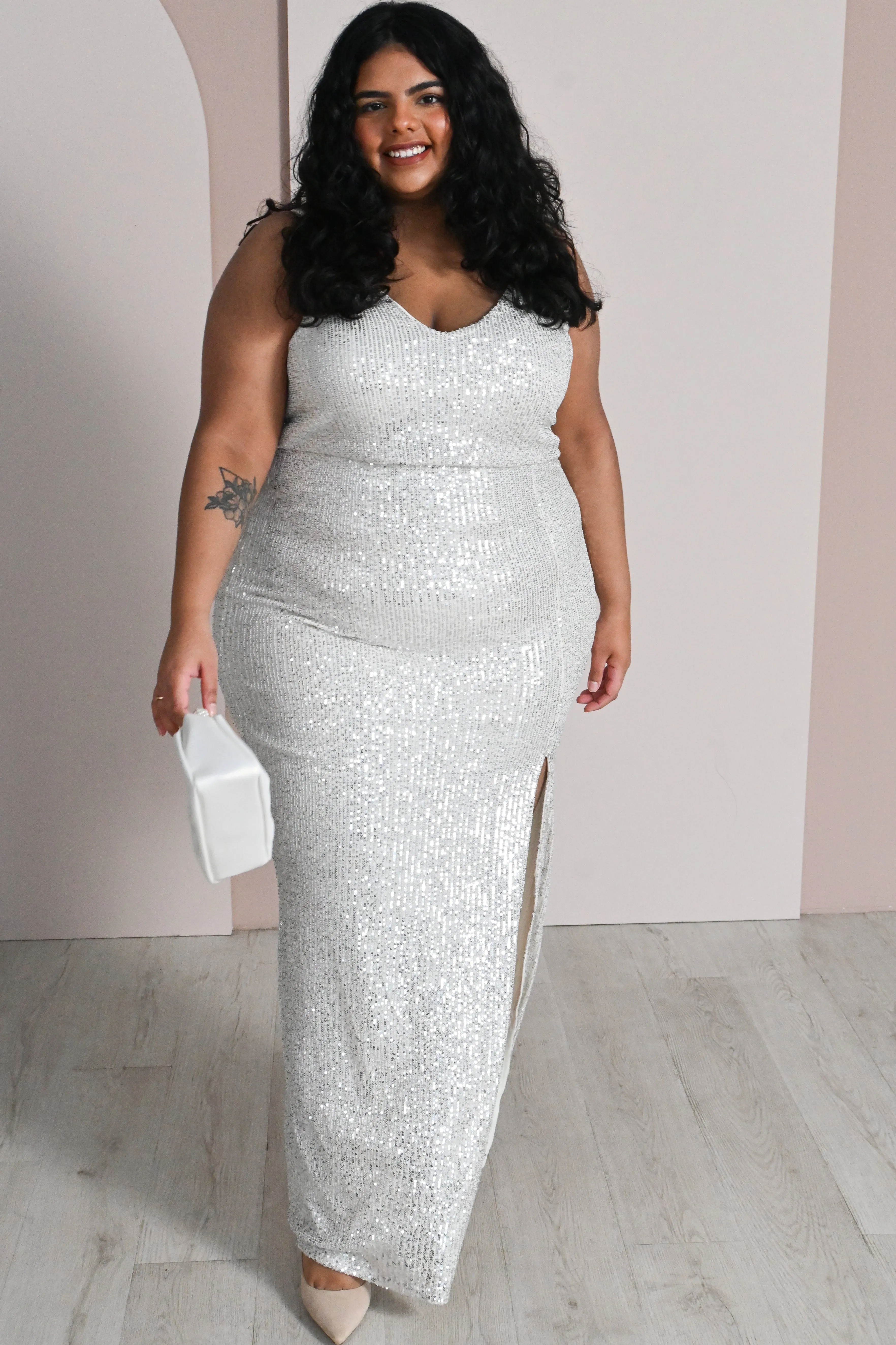 Sequin Maxi Dress (S-3X) sold by Valencia Boutique product image thumbnail 5