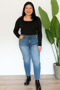 Square Neck Bodysuit sold by Valencia Boutique
