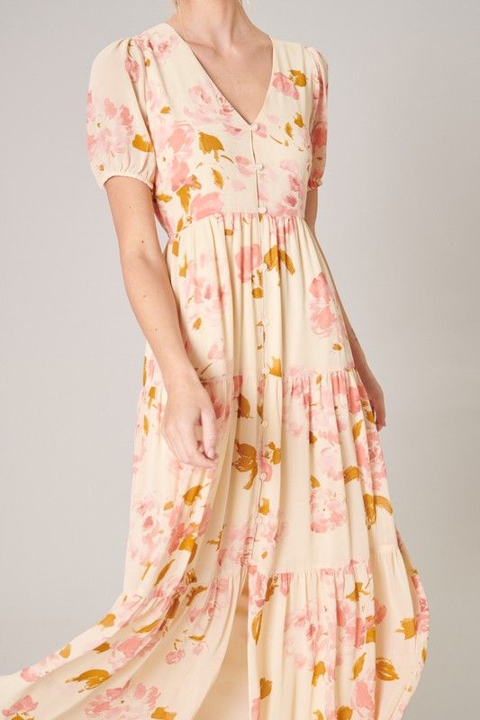 Floral Maxi Dress (XS-3X) sold by Valencia Boutique product image thumbnail 10