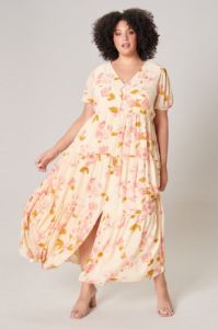 Floral Maxi Dress (XS-3X) sold by Valencia Boutique