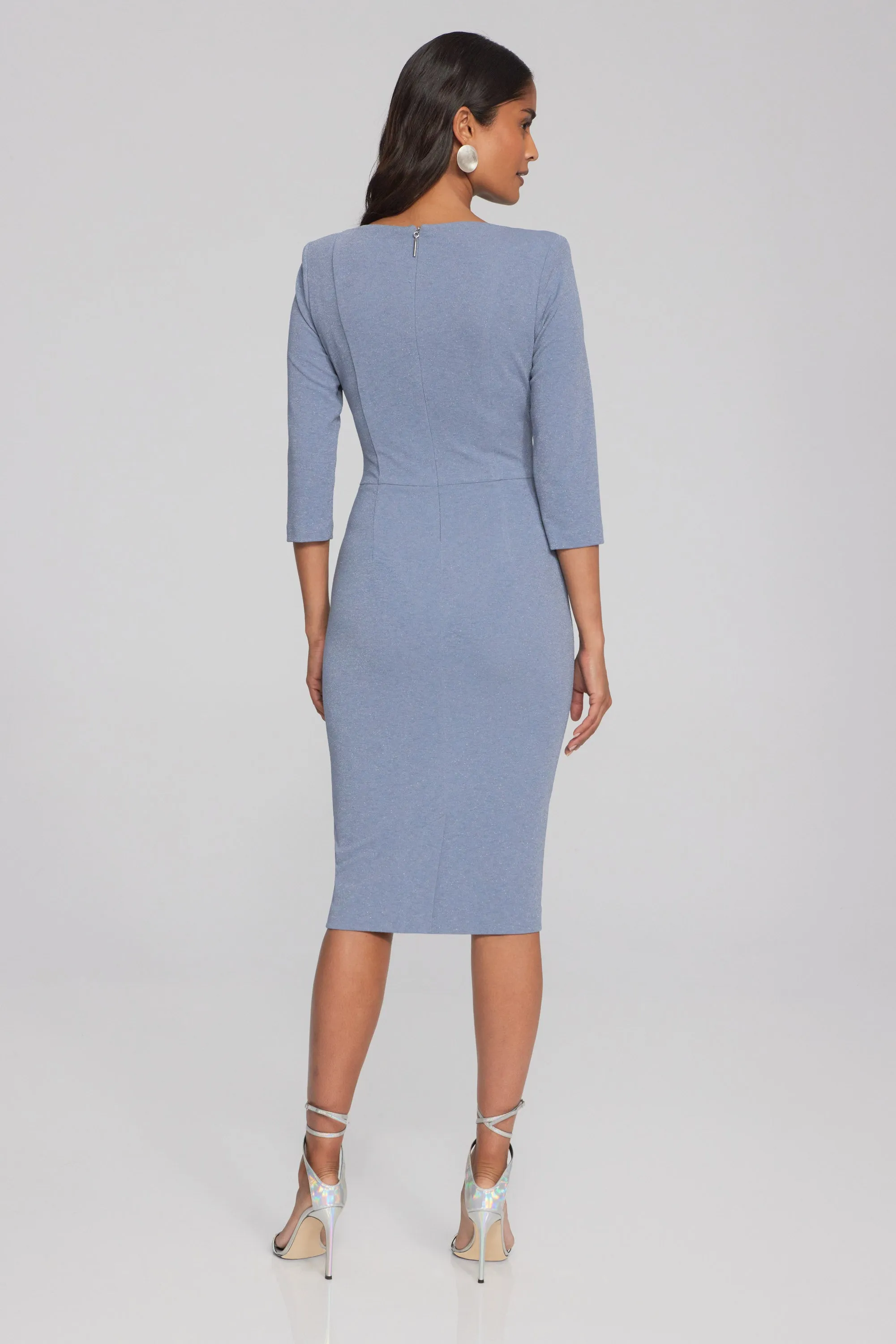 Tie Waist Sheath Dress sold by Valencia Boutique product image thumbnail 4
