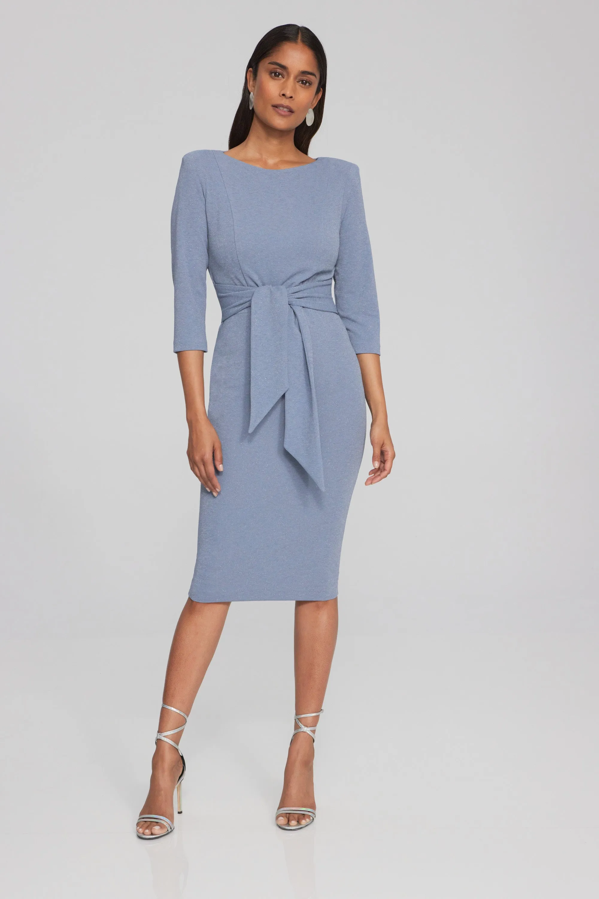 Tie Waist Sheath Dress sold by Valencia Boutique product image thumbnail 2