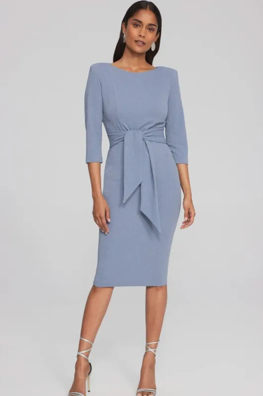 Tie Waist Sheath Dress made by Joseph Ribkoff