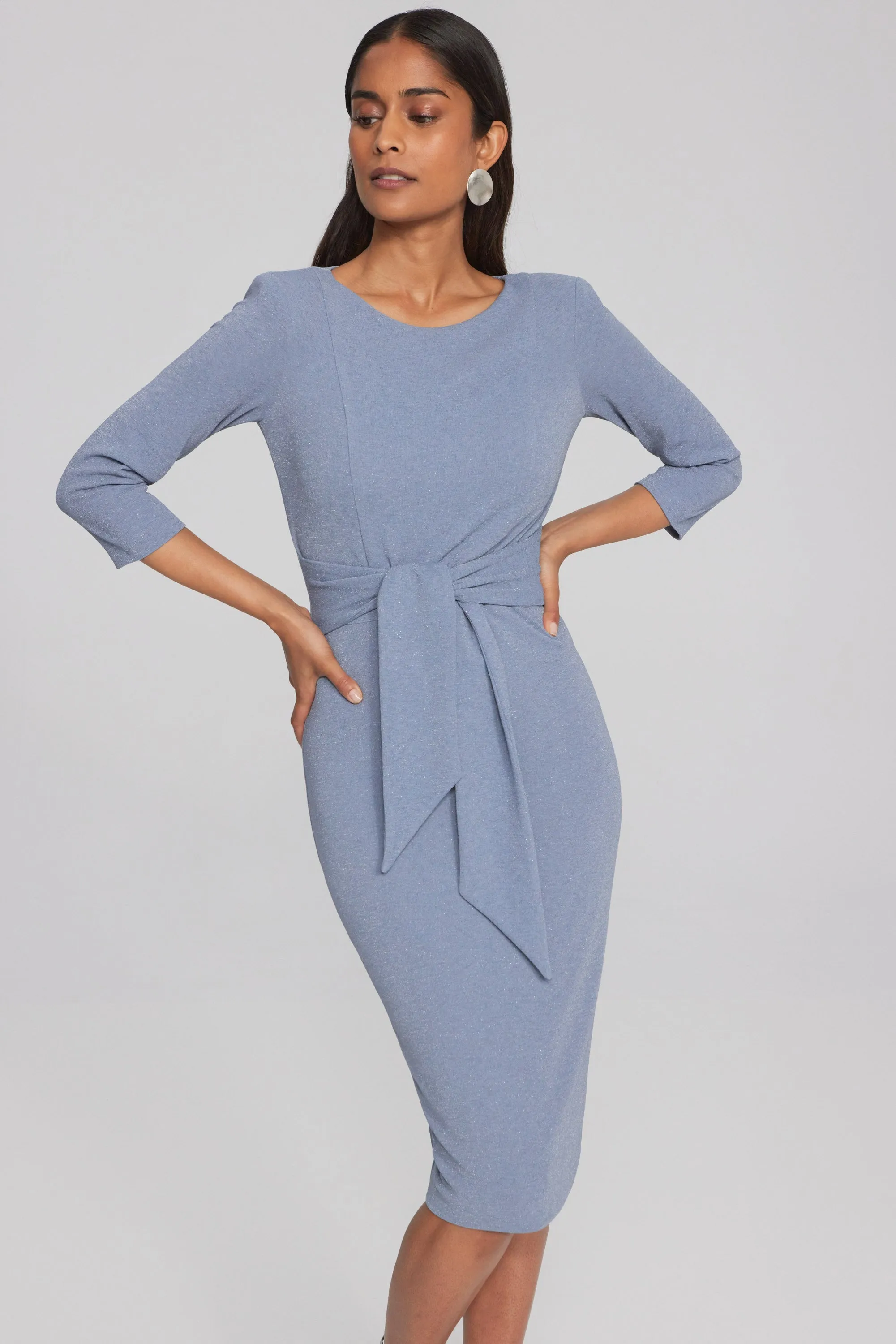 Tie Waist Sheath Dress sold by Valencia Boutique product image thumbnail 3