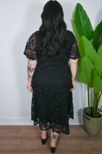 CURVE Lace Midi Dress sold by Valencia Boutique