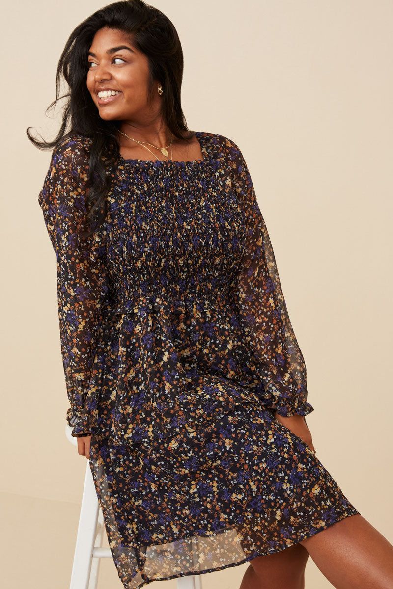 CURVE Tiered Mini Dress sold by Valencia Boutique