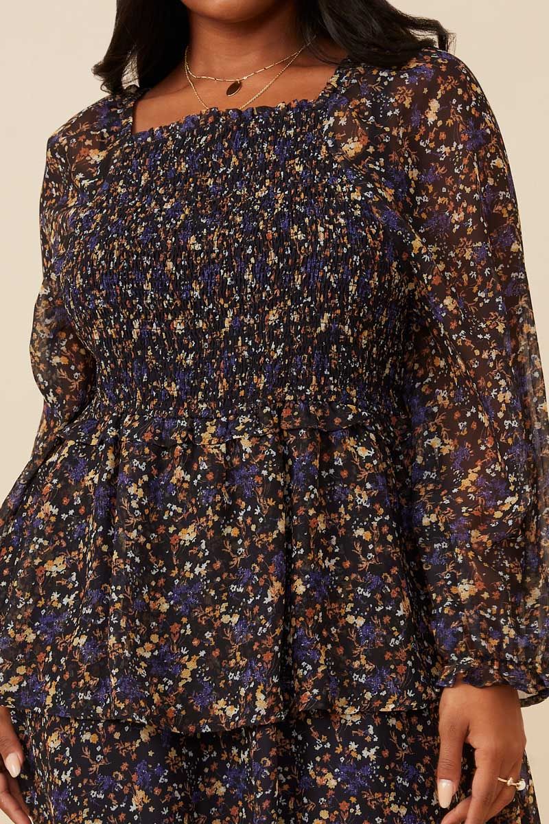 CURVE Tiered Mini Dress sold by Valencia Boutique product image thumbnail 5