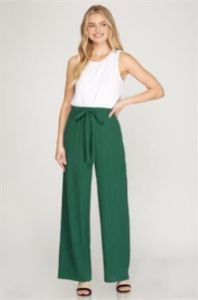 Pleated Wide Leg Pants sold by Valencia Boutique