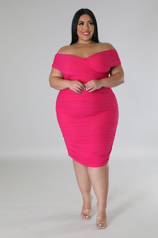 CURVE OTS Bodycon Dress sold by Valencia Boutique product image thumbnail 2