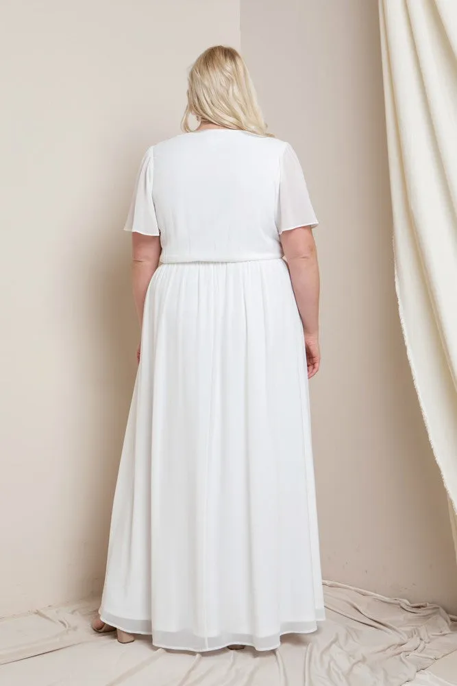 Bridal Bliss Maxi Dress (S-2X) sold by Valencia Boutique product image thumbnail 5