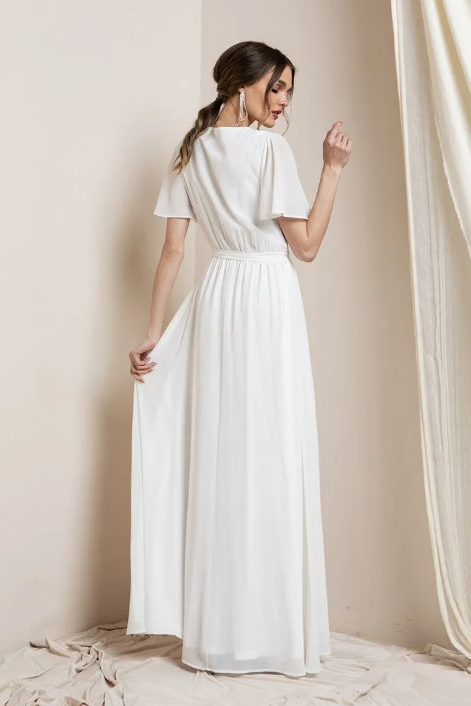 Bridal Bliss Maxi Dress (S-2X) sold by Valencia Boutique product image thumbnail 3