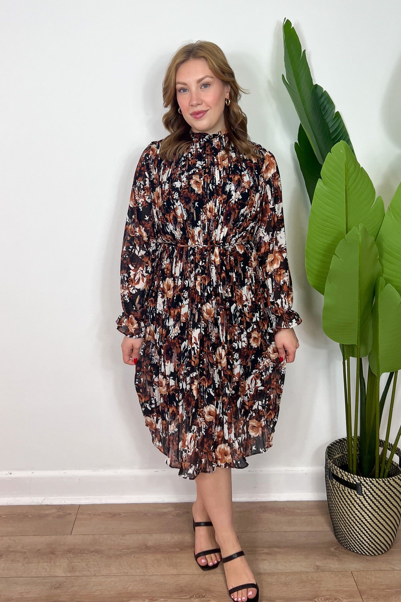 Pleated Midi Dress sold by Valencia Boutique product image thumbnail 2