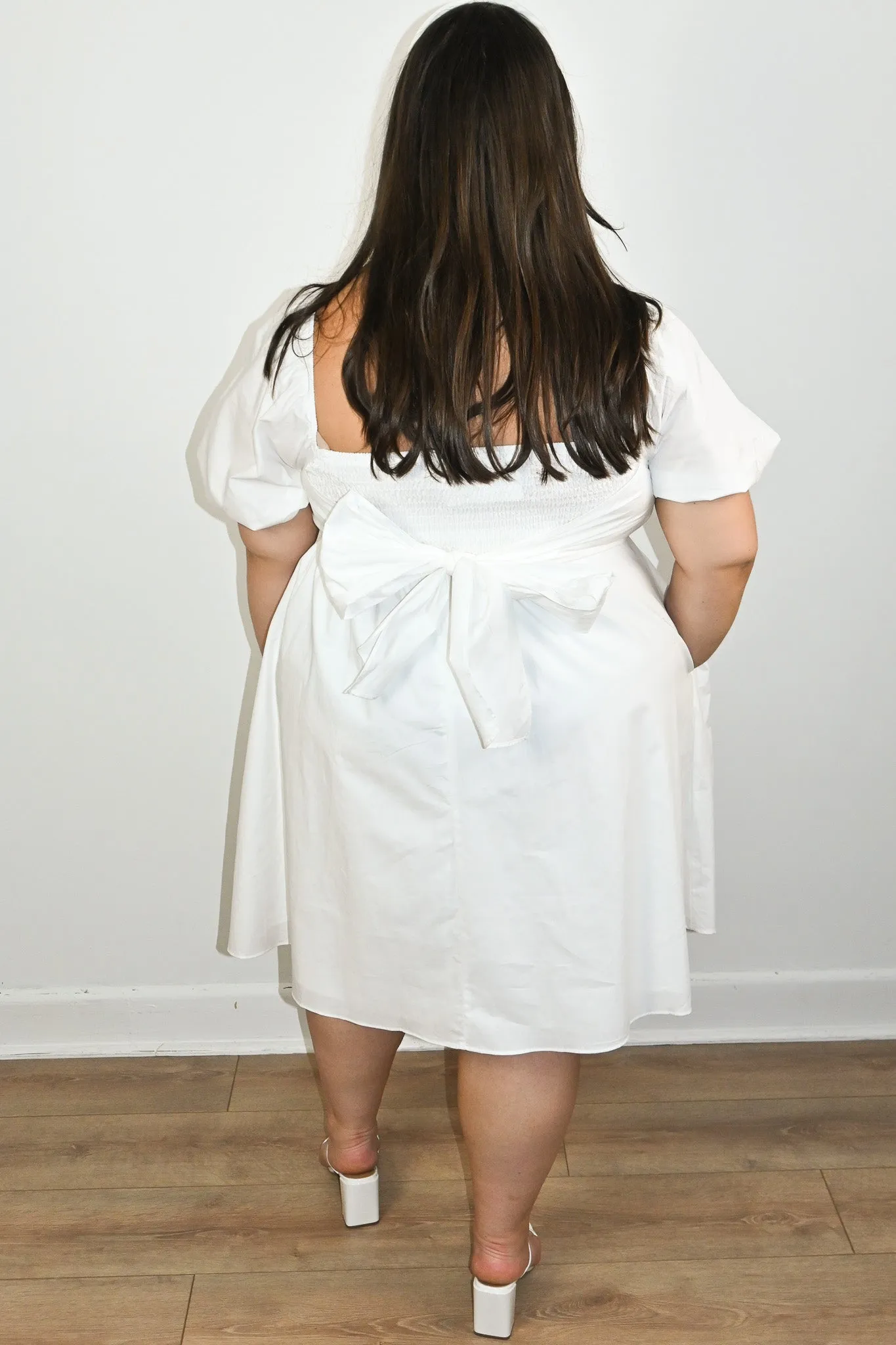 CURVE Bow Mini Dress sold by Valencia Boutique product image thumbnail 3