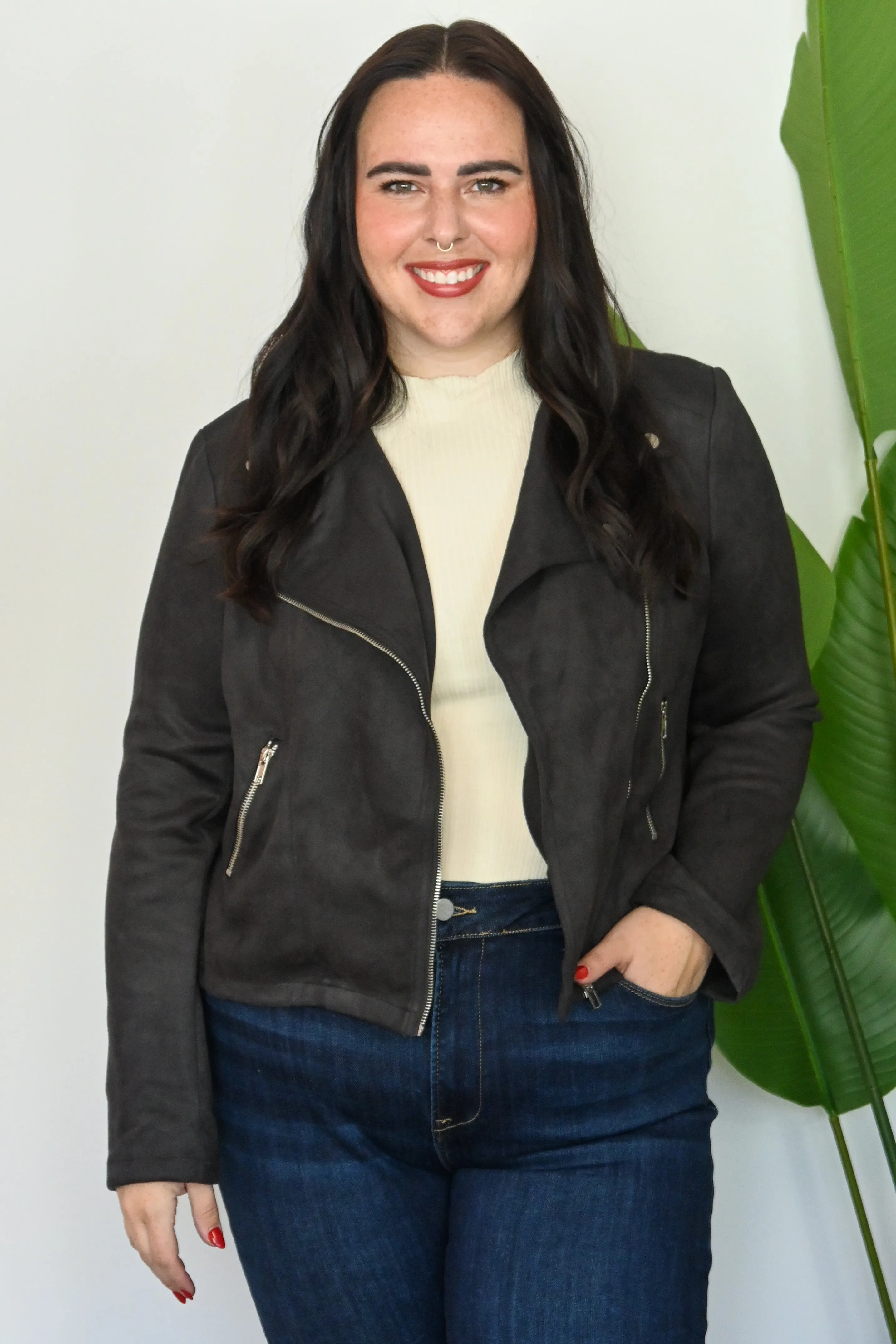 Moto Jacket (S-2X) sold by Valencia Boutique product image thumbnail 5