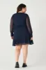 CURVE Navy Mini Dress sold by Valencia Boutique