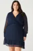 CURVE Navy Mini Dress sold by Valencia Boutique