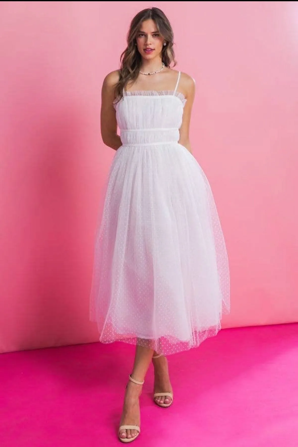 Tulle Midi Dress sold by Valencia Boutique product image thumbnail 2