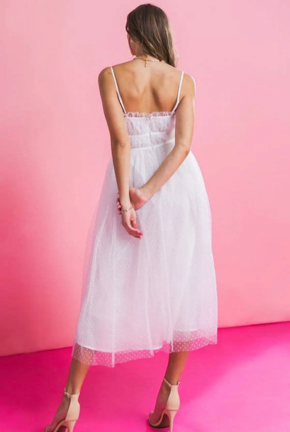 Tulle Midi Dress sold by Valencia Boutique product image thumbnail 4