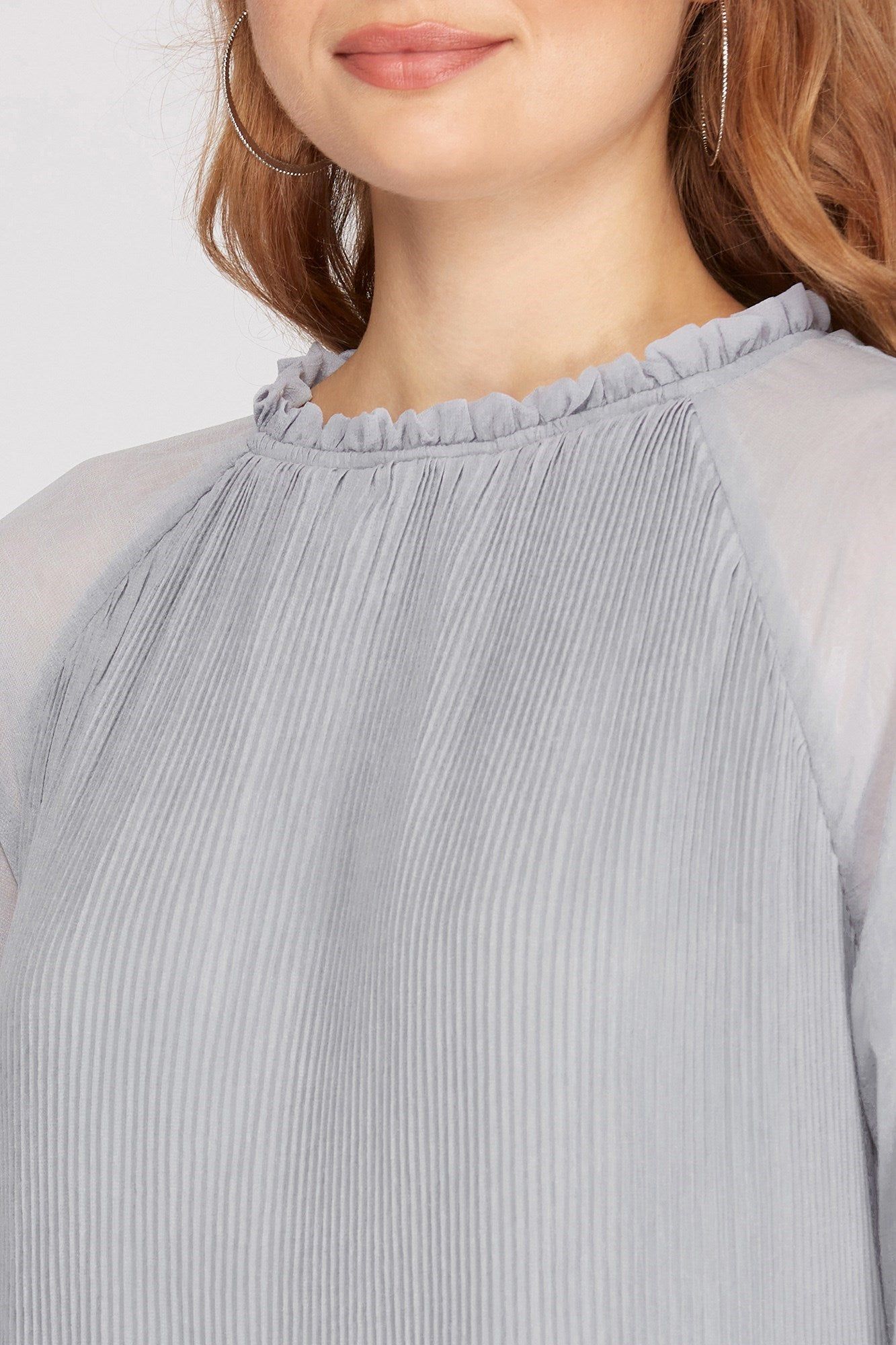 Long Sleeve Pleated Dress sold by Valencia Boutique product image thumbnail 5