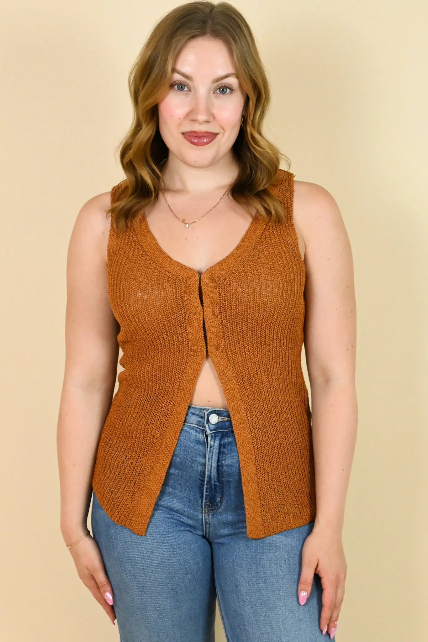 Knit Sweater Vest sold by Valencia Boutique product image thumbnail 2