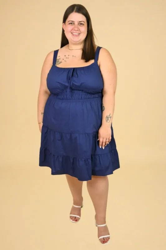 CURVE Cotton Sundress (2 colors) sold by Valencia Boutique