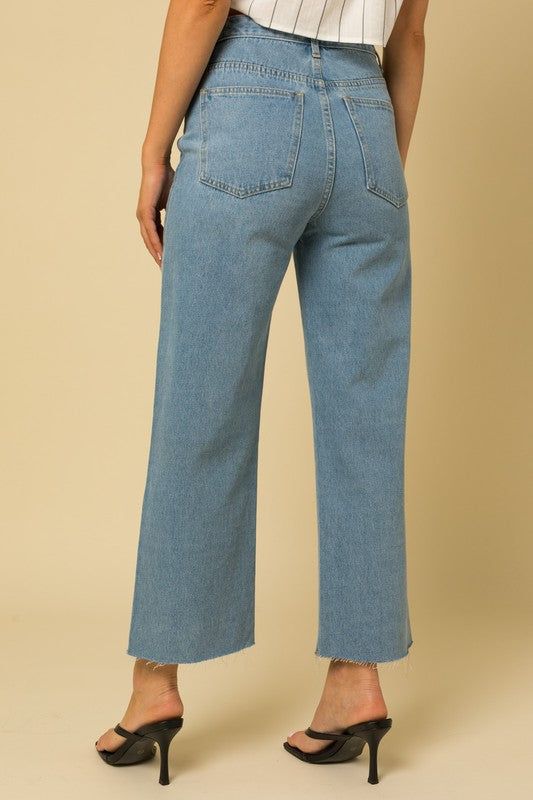 Cross Waist Straight Leg sold by Valencia Boutique product image thumbnail 2