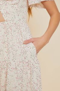 Cut Out Midi Dress (S-3X) sold by Valencia Boutique