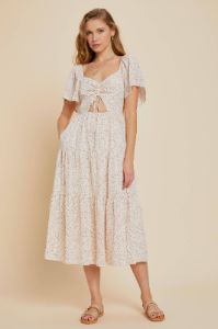 Cut Out Midi Dress (S-3X) sold by Valencia Boutique