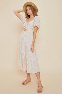 Cut Out Midi Dress (S-3X) sold by Valencia Boutique